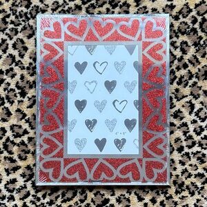 Hearts 4x6 photo frame (NWT)